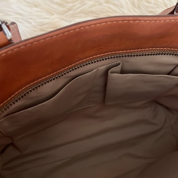 COACH Gallery Jacquard & Leather Tote - Picture 6 of 9